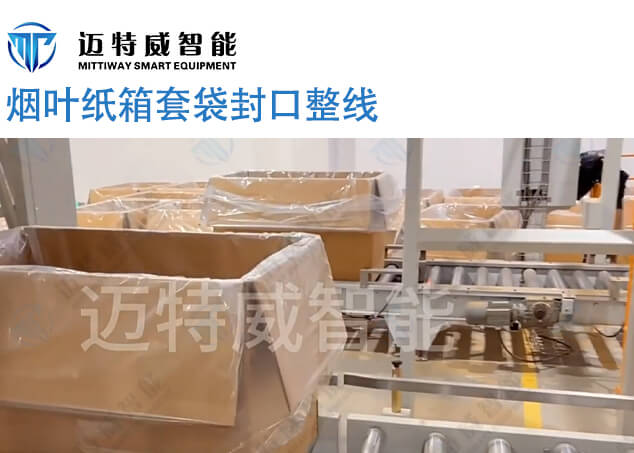 烟叶纸箱套袋整线